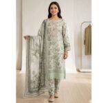 Sage Serenity Embroidered Lawn