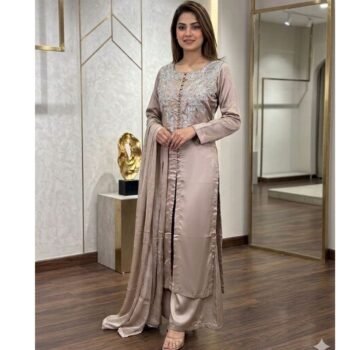 The Luminous Sheesha Silk Suit